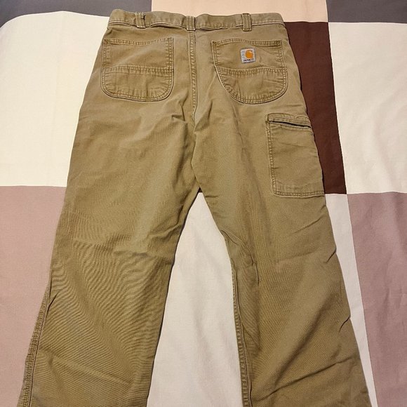 Men's Carhartt RUGGED FLEX® RELAXED FIT CANVAS WORK PANT - Picture 6 of 12